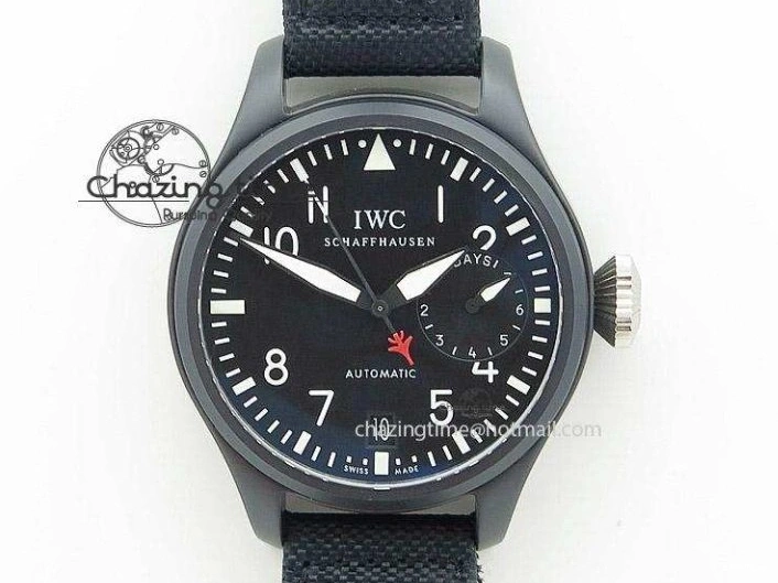 MIROTIME 0327 Snug Portofino IW391022 SS ZK 1:1 Best Edition White Dial Gold Markers On Black Leather Strap A 7130